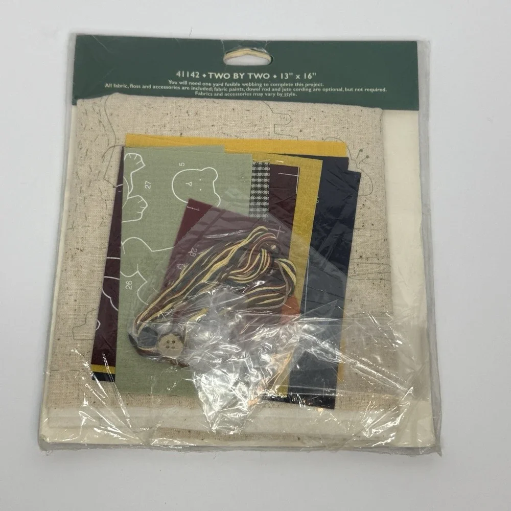 Bucilla Patchworks Easy Appliqué Project #41142 Two By Two Noah's Ark New Sealed